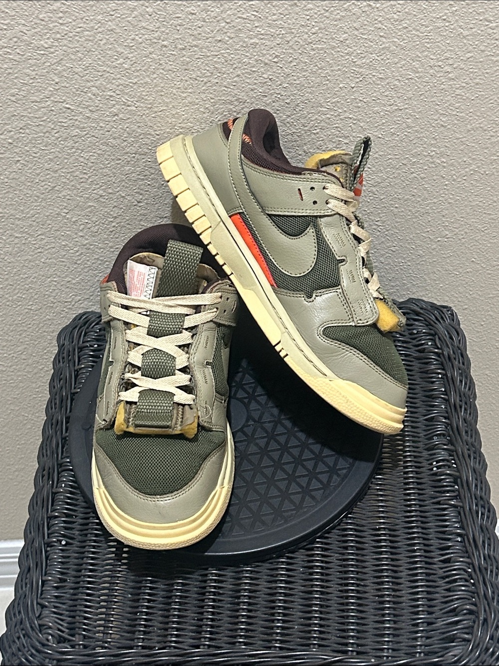 Size 8.5 Nike Air Dunk Jumbo Medium Olive DV0821-200